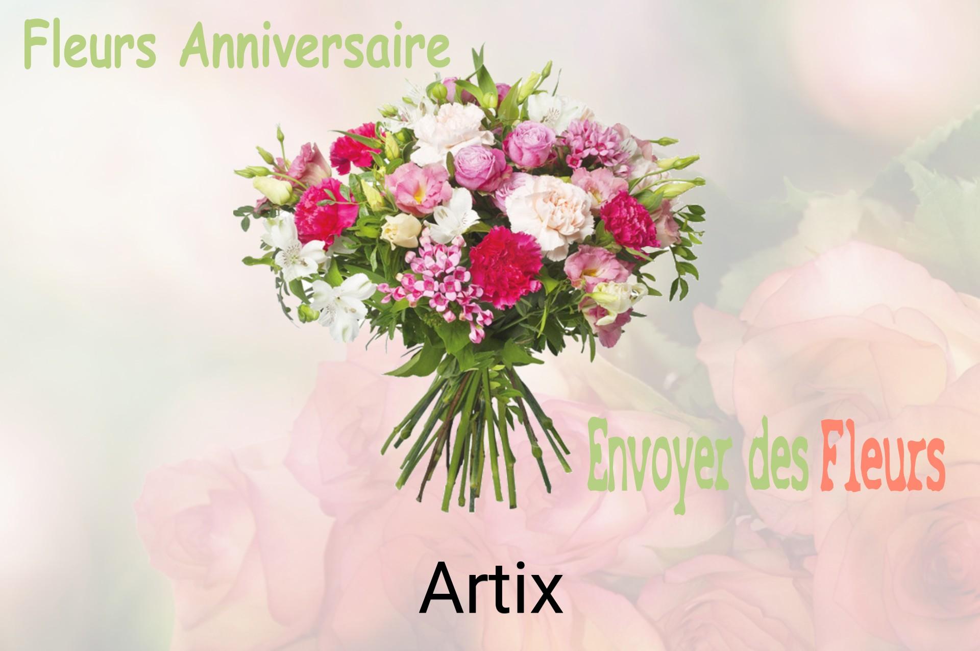 Bouquet de fleurs d’anniversaire livré à Artix